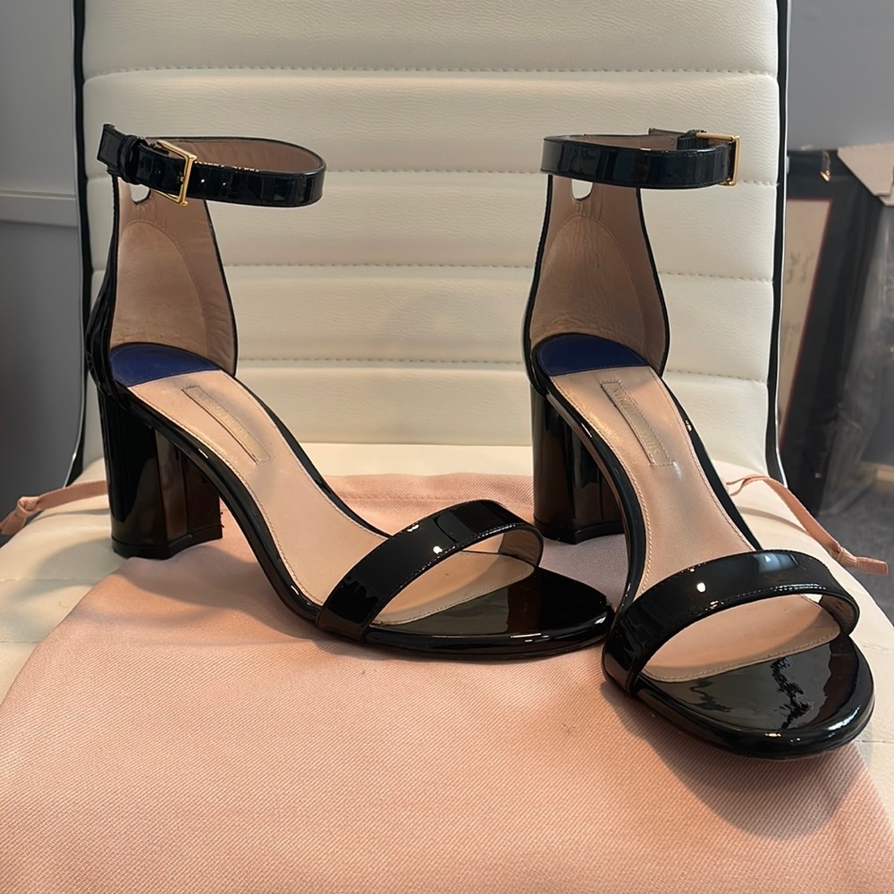 Stuart Weitzman Nudistcurve Heel Sandal 7.5